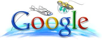 Google SpaceShipOne remporte le prix X - 4 octobre 2004